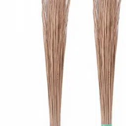 rlenterprise Coconut Jhadu/Broom Bamboo Dry Broom (Brown, 2 Units) 3"5 Drumsticks image 2
