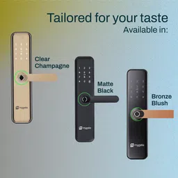 Mygate Lock SE: 6 Ways to Unlock - App,PIN,RFID,Key,OTP & Fingerprint | 3-Year Warranty Smart Door Lock image 3