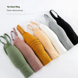 swatik Pack of 3 Women Cami Bra Lightly Padded Bra image 5