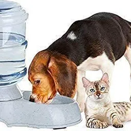 vvg traders Round Shape Bowl Plastic Pet Bowl & Bottle Plastic Pet Bottle image 4