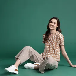 dressberry Women Regular Fit Printed Casual Shirt image 4