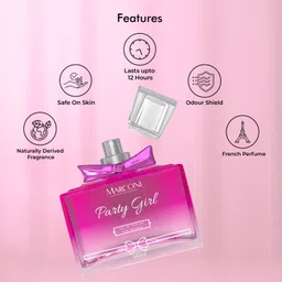 marconi Party Girl (Long Lasting Eau De Perfume) for Women Eau de Parfum - 100 ml image 4