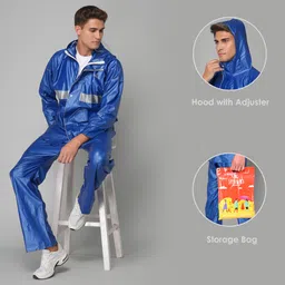 the clownfish Solid Men Raincoat image 3