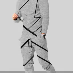 kelonbro Geometric Print Men Track Suit image 4