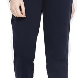 dollar missy Women Slim Fit Dark Blue Cotton Blend Trousers-picture-27