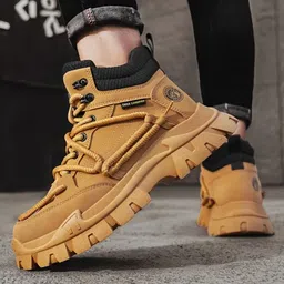 robbie jones Trekking Hiking Biker Boots For Men Boots For Men image 3