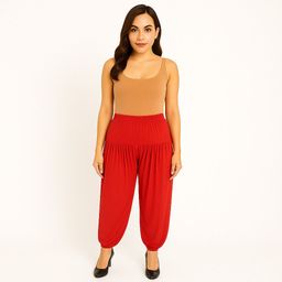 cozyplay Solid Viscose Women Harem Pants-picture-14