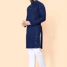 raj traders Men Viscose Rayon Kurta Pyjama Set-picture-10