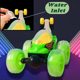 Stunt Remote Control Car | Double-Sided RC Car with Flashing Lights & Music-image-74