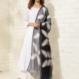 Fabindia Tie and Dyed Cotton Silk Dupatta-picture-28