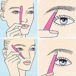 alis Black Square Tip Tweezer Great Precision for Hair Plucker, Eyebrow, Upper Lips Eyelash Extensions for Daily Beauty Routine (BP-00A32) image 5