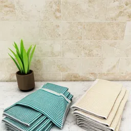 Athom Living Popcorn Textured Solid Hand Towel Pack of 12 ["Multicolor"] Handkerchief image 2