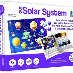 arniyavala Solar System Jigsaw for Kids 108 Pieces Jigsaw Puzzle with A 12 Page Information Guide-picture-25