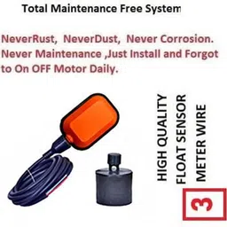 Adon Fully Automatic Water Level Controller With Float Sensor| Starter Operated| 3HP| Wired Sensor Security System image 3
