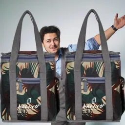 halino ARMY/ MILITARY/ FAUJI COMBO PACK OF 2 TIFFIN BAG LUNCH BAG Waterproof Lunch Bag-picture-27