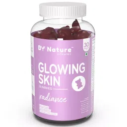 By Nature Glowing Skin Gummies with Selenium, Spearmint & Dandelion Root (30-Day Pack) | With added Zinc, Aronia Extract, Vitamin A, B6, D3 & E | For Hydrated and Glowing Skin | Beauty Supplement image 4