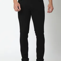 spykar Men Slim Low Rise Black Jeans-picture-18
