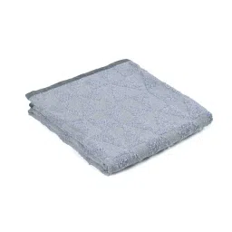 saral home Grey Cotton and Polyester Geometric 55 x 63 Inches Throw image 3