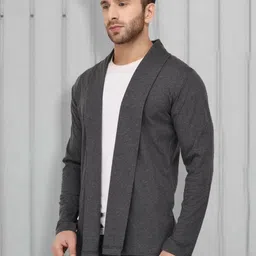 rigo Men Solid Black Sweater image 4