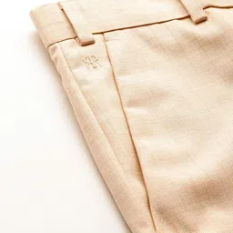 raymond Men Slim Fit Beige Polyester Trousers image 5