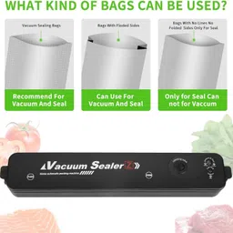 voltegic Vacuum Sealer Machine, Automatic Fresh Food-Sealer-X3 Manual Vacuum Bag Sealer image 4