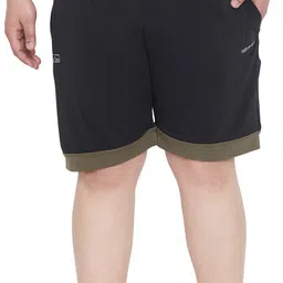 bigbanana Solid Men Black Running Shorts-picture-13