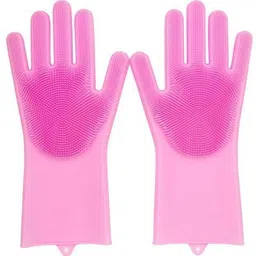 nksnimystore Magic Silicone Dishwashing Gloves Wet and Dry Disposable Glove-picture-25