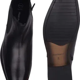 Hush Puppies 8046 AIDEN Black Mid Ankle boots for Men Boots For Men image 3