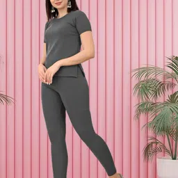 de trendz Solid Women Track Suit-picture-21