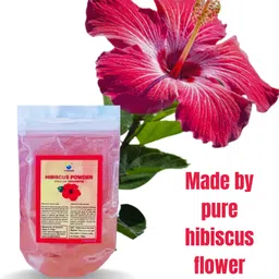 qykkare Natural Hibiscus Flower Powder for Skin and Hair Care image 2