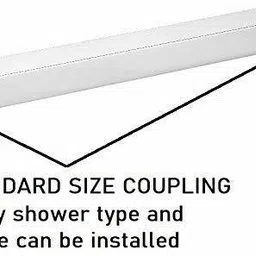 acrome 18 INCH Stainless Steel Overhead Square Shower Arm with Wall Flange (Pack of 2) Handheld image 4
