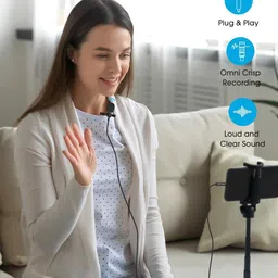 techblaze Collar Microphone Condenser Mic for Android & Smartphones, YouTube, Microphone image 3