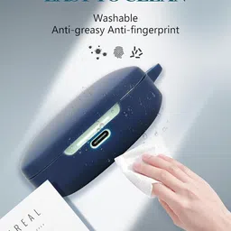 REIOX Silicone Velcro Earbuds Case For Redmi Buds 6 Silicone Case Cover image 2