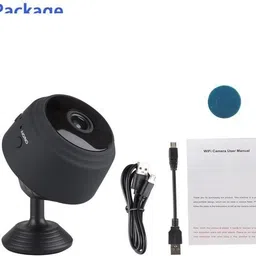 Bzrqx Hidden Mini Spy WiFi HD 1080P Wireless Magnetic Security Camera for Home Built-in Battery with Motion Detection/Night Vision Security Camera Security Camera-image-2