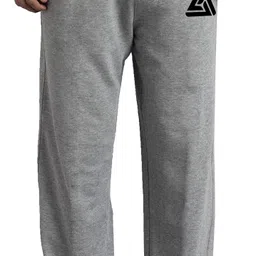 west gate clothing Men Printed Grey Track Pants image 3