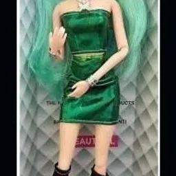 mgt creation A-Gorgeous Green Baby Foldable Doll Only for your LITTLE PRINCESS-picture-11