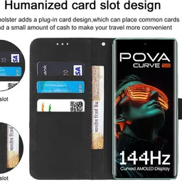 aaghosh Flip Cover for Tecno Pova Curve 5G image 5