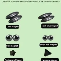 harshringar 10 different Magnet Toys Balls For kids image 2