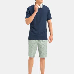 jockey Printed Men Green Bermuda Shorts image 5