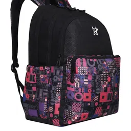 Arctic Fox Kids Geometric Printed Ergonomic Backpack image 2