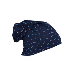 mack jonney VIMAL JONNEY Unisex Pack Of 3 Black & Grey Printed Beanie image 4
