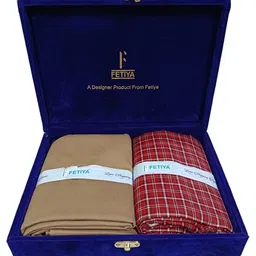 fetiya Shirt & Trouser Fabric in velveta Box Packing (Shirt-2.35 m, Pant-1.25 m) image 3