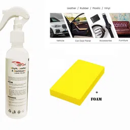 SHOPONE Vinyl & Leather Polish Conditioner Restorer Protectant for Long Lasting Shine. A Complete Car Dashboard Polish Interior Surface Care 200 mL For Escape image 3
