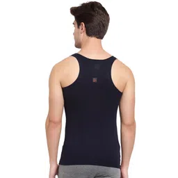 sporto Men's Solid Regular Fit Vest image 4