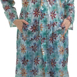 hysar Floral Print Women Raincoat-picture-25