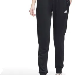 adidas Women Printed Black Track Pants image 1