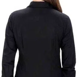 funday fashion Women Regular Fit Solid Spread Collar Casual Shirt image 2