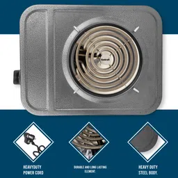 vankraft Electric Coil Stove Burner Electric Cooking Heater image 5