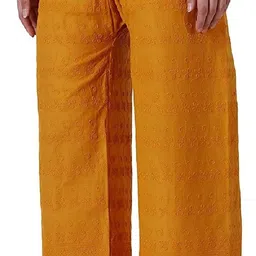 fheo Pack of 2 Women Regular Fit White Cotton Blend Trousers image 3