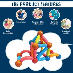 right search Magnetic Sticks Building Blocks for Kids Brain Toys 25 Pcs image 3